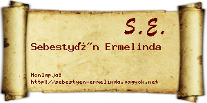 Sebestyén Ermelinda névjegykártya